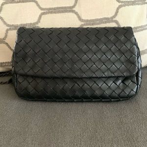 Bottega Veneta Black Crossbody with Chain Straps
